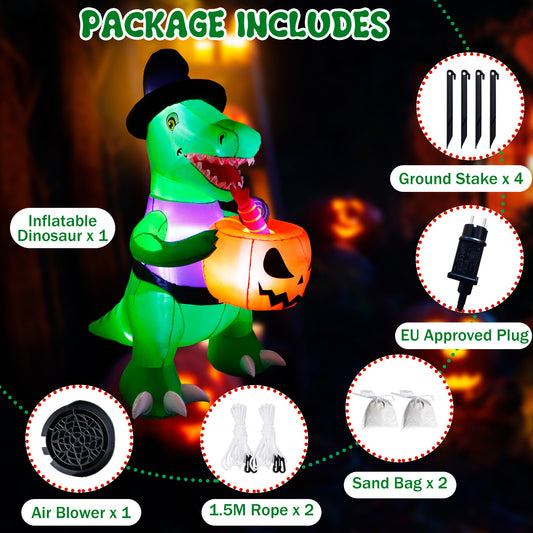 Halloween Pumpkin Dinosaur Inflatable Clothing